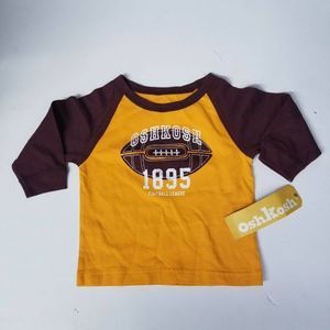 2006 Oshkosh B'gosh 12 Months 1895 Football League Tackle Hanley cotton